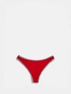 Skinnydip London | Swim Society Santorini Red Bikini Bottoms - Product Image 1
