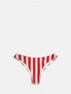 Skinnydip London | Swim Society Sydney Red Stripe Bikini Bottoms - Product Image 1