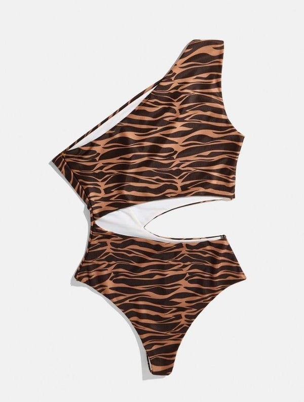 Skinnydip London | Swim Society Tiger Monaco Swimsuit - Product Image 1