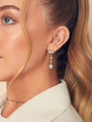 Syd and Ell Bling Charm Drop Down Earrings