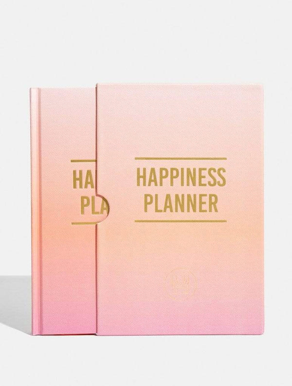 Skinnydip London | 100 Day Happiness Planner Orange Pink - Product View 2