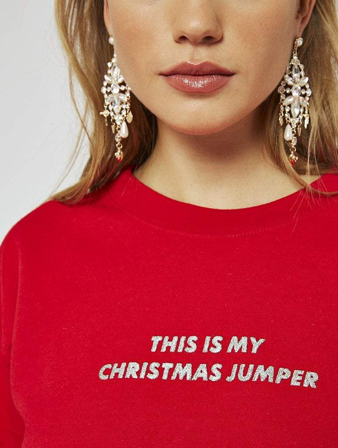 Skinnydip London | This Is My Christmas Jumper Sweater - Model Shot 2