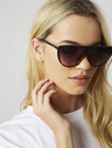 Skinnydip London | Tort Visors Sunglasses - Model Image