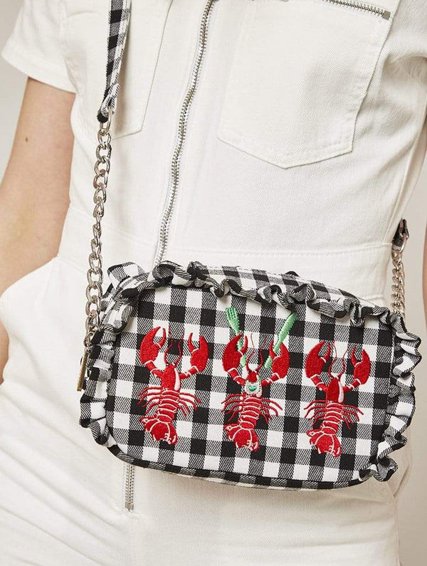 Skinnydip London | You're My Lobster Cora Cross Body Bag - Model Image 2