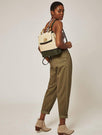 Skinnydip London | Zar Straw Backpack - Model Image 1