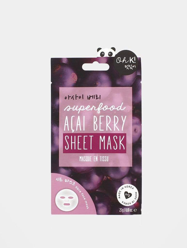 Skinnydip London | Oh K! Acai Sheet Mask - Product View 1