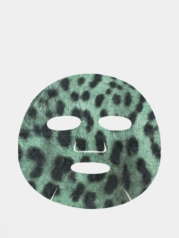 Skinnydip London | Oh K! SOS Printed Leopard Print Sheet Mask - Product View 2