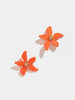 Skinnydip London | Red Hibiscus Earrings - Product View 1